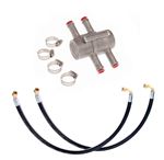 Oil Thermostat and Oil Pipe Kit - 4 Cylinder with Rubber Hoses - RP1769RBR